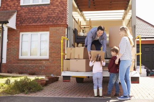Student storage options in Cranham with packed boxes