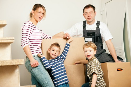 Household furniture safely packed for long-term storage in Cranham