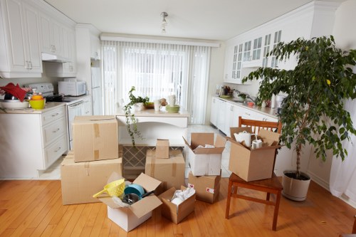 Preparing items for move-in at a Cranham self storage facility