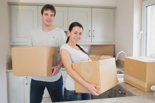 Charity donation and reuse partnership for storage items